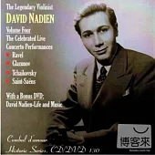 David Nadien / The Legendary Violinist Volume 4 - The Celebrated Live Concerto Performances ( CD +DVD )