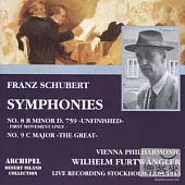 Schubert: Symphony No. 8 & 9 / Furtwangler (Stockholm 1943)