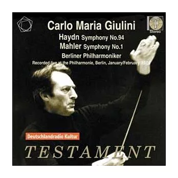 Gustav Mahler : Symphonie Nr.1 / Carlo Maria Giulini / Berliner Philharmoniker (2CD)