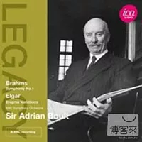 布拉姆斯：第1號交響曲、艾爾加：謎語變奏曲/ 鮑爾特(指揮)BBC交響樂團