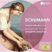 Schumann : Symphonies Nos. 1-4 / Staatskapelle Dresden, Sinopoli (2CD)