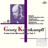 Kulenkampff concert recordings Vol.4/Dvorak and Tchaikovsky / Kulenkampff,Jochum,Kletzki