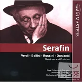 Verdi, Bellini, Rossini, Donizetti: Overtures & Preludes / Serafin