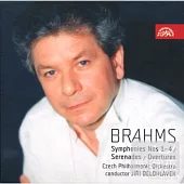 Brahms: Symphonies; Overtures; Variations; Serenades / Czech Philharmonic Orchestra, Jiri Belohlavek (conductor) (4CD)