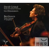 Beethoven: Violin Concerto & Symphony No.7 / David Grimal & Les Dissonances (2CD)