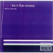 Bach - The 6 Flute Sonatas / William Bennett (flute), George Malcolm (harpsichord), Michael Evans (cello)