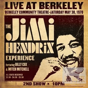 The Jimi Hendrix Experience / Live At Berkeley