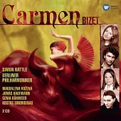 Bizet: Carmen (2CD) / Sir Simon Rattle, BPO, Magdalena Kozena, Jonas Kaufmann