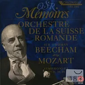 Mozart : Symphonies Nos.31 , 35 & 39 / Beecham / Orchestre de la Suisse Romande