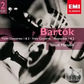 Bartok: Violin Concertos 1 & 2 - Viola Concerto - Rhapsodies 1 & 2 / Yehudi Menuhin (2CD)