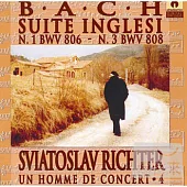 Bach: Suite Inglesi N. 1 (BWV 806) & N. 3 (BWV 808) / Sviatoslav Richter (fortepiano)