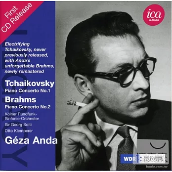 Geza Anda plays Tchaikovsky & Brahms / Geza Anda (piano), Sir Georg Solti & Klemperer (conductor)