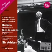 Sir Adrian Boult conducts Brahms & Mendelssohn / Sir Adrian Boult(conductor) BBC Symphony Orchestra