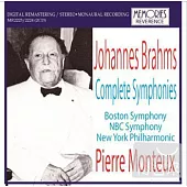 Monteux conducts Brahms complete symphony / Pierre Monteux (2CD)