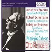 Klemperer with Philadelphia Orchesta Vol.1 (Brahms.Schumann and Beethoven) (2CD)