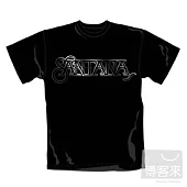 Santana 山塔那 / Foil Logo 官方授權限量進口T恤 (黑.S)