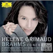布拉姆斯：第一、二號鋼琴協奏曲 / 葛莉茉，鋼琴 / 尼爾森斯指揮，巴伐利亞廣播交響樂團與維也納愛樂 (2CD)