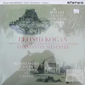 Mendelssohn / Mozart: Violin Concertos / Leonid Kogan / Constantin Silvestri / Paris Conservatoire Orchestra (LP)