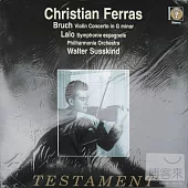 Christian Ferras - Bruch Violin concerto / Lalo Symphonie Espagnole / Walter Susskind / Philharmonia Orchestra (LP)