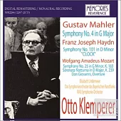 Klemperer conducts Mahler symphony No.4 and Mozart,Haydn / Klemperer, Lindermeier