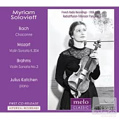 Myriam Solovieff and Julius Katchen play Bach, Mozart and Brahmsb / Myriam Solovieff, Julius Katchen