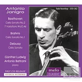 Antonio Janigro plays Beethoven, Bach, Brahms and Debussy / Antonio Janigro