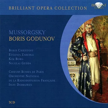 Mussorgsky: Boris Godunov (opera) / Boris Christoff, Nicolai Gedda, Eugenia Zareska, etc. (3CD)