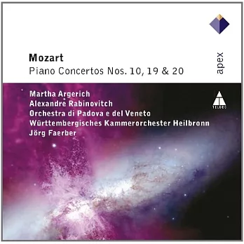 Mozart: Piano Concertos Kv 466, 459, 365 Nos. 20, 19, 10 - For 2 Pianos / Martha Argerich / Alexandre Rabinovitch