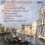 Vivaldi: Flute Concertos (6), Op. 10 / Peter - Lukas Graf / Jorg Faerber / Wurttemberg Chamber Orchestra