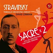 Stravinsky: Le sacre du printemps (Original Version 1913 & Revised Version 1967) / David Zinman (2CD)