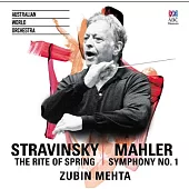 Mahler symphony No.1 and Stravinsky the rite of spring / Zubin Metha (2CD)