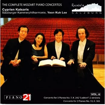 Cyprien Katsaris/ Mozart complete piano concerto Vol.6 / Cyprien Katsaris, Yoon Kuk Lee