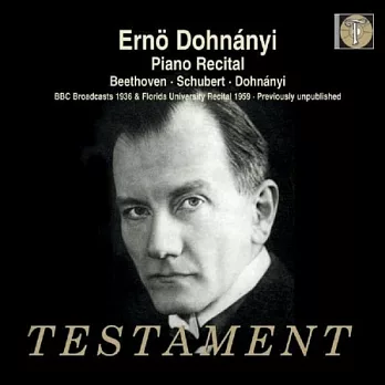 Klavier-Recital / Erno Dohnanyi (2CD)