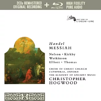 Handel Messiah / Nelson, Kirkby, Watkinson, Elliott, Thomas (2CD+ BLURAY AUDIO)