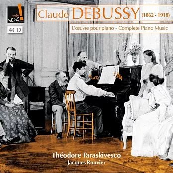 Claude Debussy: Complete Piano Music / Jacques Rouvier; Théodore Paraskivesco (4CD)