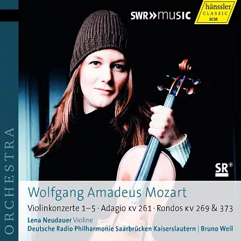 Mozart: Violin Concertos / Lena Neudauer,Bruno Weil / Deutsche Radio Philharmonie Saarbrucken Kaiserslautern (2CD)