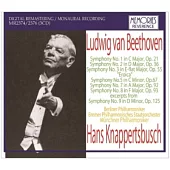 Hans Knappertsbusch conducts Beethoven symphony No.1,2,3,5,7,8,9 (3CD)