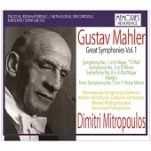 Mitropoulos conducts Mahler symphony No.1,3,8,10 / Mitropoulos (4CD)