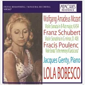 Bobesco plays Mozart, Schubert and Poulenc / Lola Bobesco