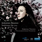 Brahms: Symphonies Nos. 3 & 4 / Hamburg Philharmonic Orchestra, Simone Young (SACD)