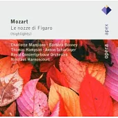 Mozart: Le Nozze Di Figaro (Highlights) / Hampson, Scharinger, Harnoncourt