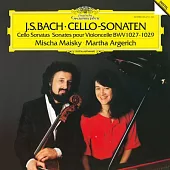 J.S. Bach：Cello Sonatas / Mischa Maisky (Cello), Martha Argerich (Piano) (180g LP)