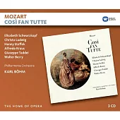 Home Of Opera: Mozart - Cosi Fan Tutte / Schwarzkopf, Ludwig, Kraus, Taddei, Steffek, Berry, Bohm / Philharmonia (3CD)