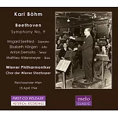 貝姆1944年與維也納愛樂的貝多芬第九號交響曲傳奇名演 / 貝姆 (CD)