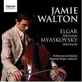 艾爾加、米亞斯柯夫斯基大提琴協奏曲 / 傑米.華爾頓〈大提琴〉/ 布里格指揮 / 愛樂管弦樂團