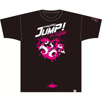五月天/[Re: Live] Jump! 爆炸心心黑T-S