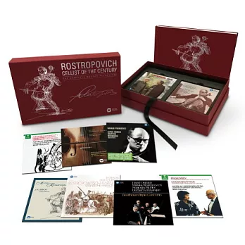羅斯托波維奇世紀典藏-華納時期錄音全集 / 羅斯托波維奇〈大提琴〉 (40CD+3DVD)