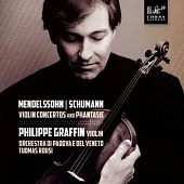 孟德爾頌與舒曼的小提琴協奏曲 (罕見裝飾奏版本錄音) / 飛利普．葛拉芬 (CD)