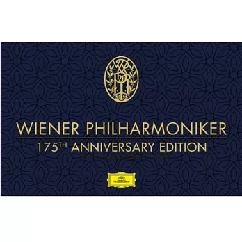 維也納愛樂創立175週年：紀念套裝  / 指揮/布列茲、伯恩斯坦、庫貝利克、庫貝利克、朱里尼與卡拉揚等 限量發行版 (44CD+DVD)