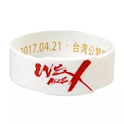 《WE ARE X：X JAPAN 重生之路》電影紀念矽膠手環(白)